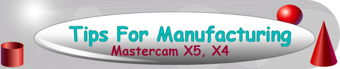 Mastercam X5, X4