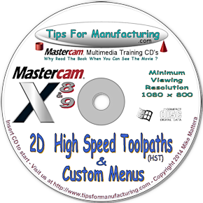 2D High Speed Toolpaths & Custom Menu Creation.
